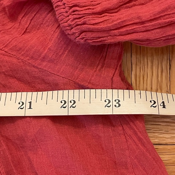 Free People Laura Cotton Ruffled Top Size Small NWOT - Picture 8 of 9